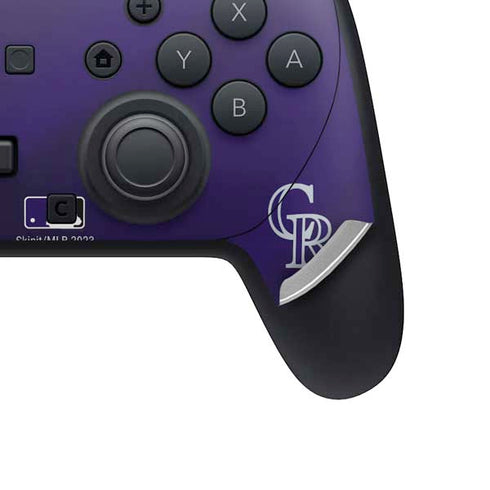 MLB Colorado Rockies Alternate/Away Jersey Nintendo Switch 2 (2025) Pro Controller Skin