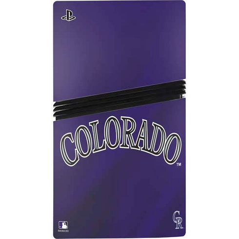 MLB Colorado Rockies Alternate/Away Jersey PS5 Pro Bundle Skin