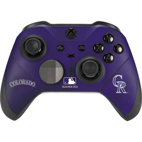 MLB Colorado Rockies Alternate/Away Jersey Xbox Elite Wireless Controller Series 2 Skin