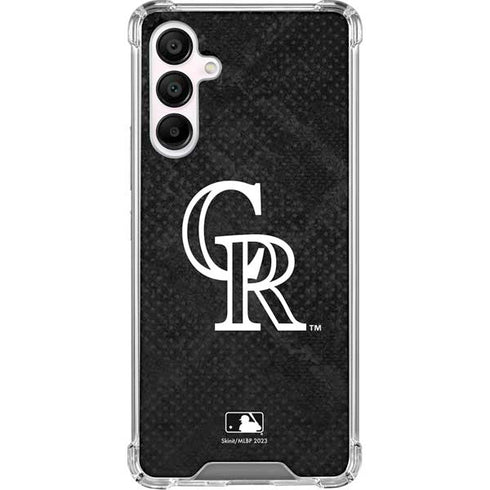 MLB Colorado Rockies Dark Wash Galaxy A16 5G Clear Case