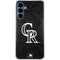 MLB Colorado Rockies Dark Wash Galaxy A35 5G Clear Case