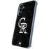 MLB Colorado Rockies Dark Wash Galaxy A55 5G Clear Case
