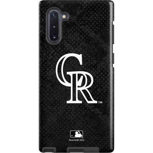 MLB Colorado Rockies Dark Wash Galaxy Cases