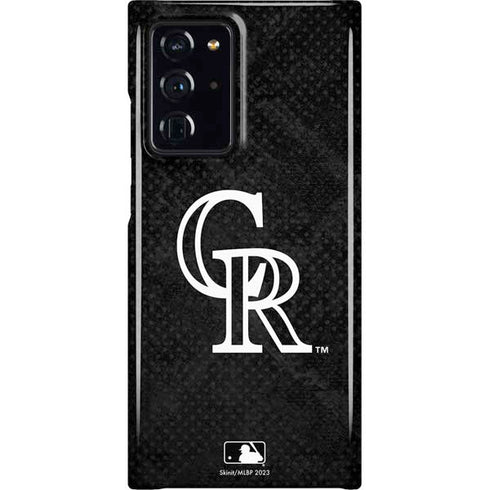 MLB Colorado Rockies Dark Wash Galaxy Cases