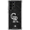 MLB Colorado Rockies Dark Wash Galaxy S23 Ultra Clear Case