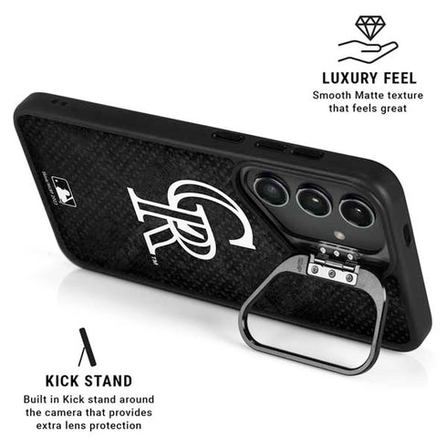 MLB Colorado Rockies Dark Wash Galaxy S25 Kickstand Case