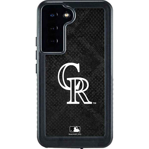 MLB Colorado Rockies Dark Wash Galaxy S24 Plus Waterproof Case