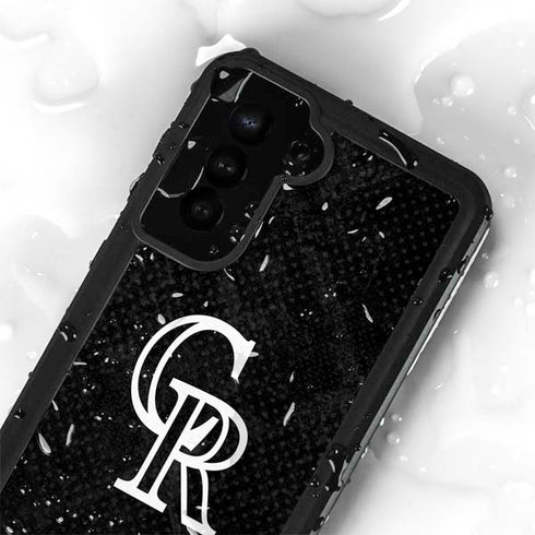 MLB Colorado Rockies Dark Wash Galaxy S24 Plus Waterproof Case