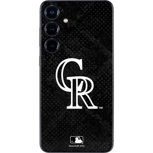 MLB Colorado Rockies Dark Wash Galaxy S24 Skin