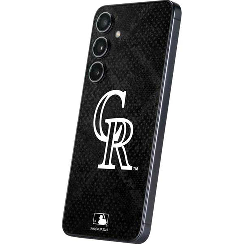 MLB Colorado Rockies Dark Wash Galaxy S24 Skin