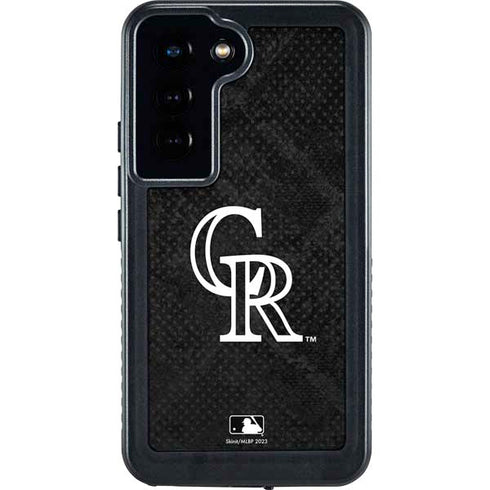 MLB Colorado Rockies Dark Wash Galaxy S24 Waterproof Case