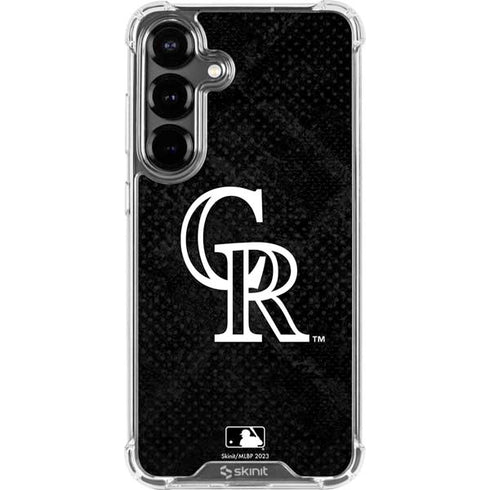 MLB Colorado Rockies Dark Wash Galaxy S26 Clear Case