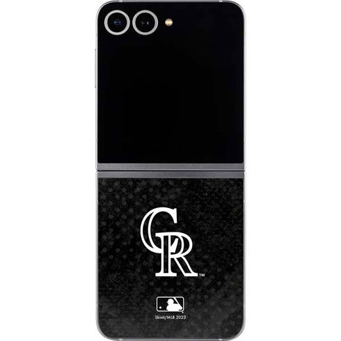 MLB Colorado Rockies Dark Wash Galaxy Z Flip6 Skin
