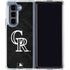 MLB Colorado Rockies Dark Wash Galaxy Z Fold5 5G Clear Case