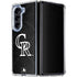 MLB Colorado Rockies Dark Wash Galaxy Z Fold5 5G Clear Case