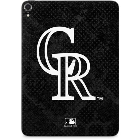 MLB Colorado Rockies Dark Wash Apple iPad Pro Skin