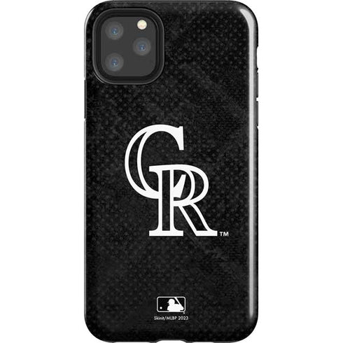 MLB Colorado Rockies Dark Wash iPhone Cases