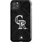 MLB Colorado Rockies Dark Wash iPhone Cases