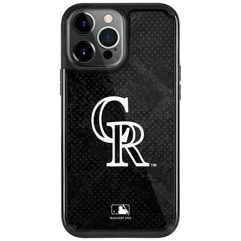 MLB Colorado Rockies Dark Wash iPhone Cases