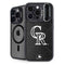 MLB Colorado Rockies Dark Wash iPhone 14 Pro Kickstand Case