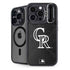 MLB Colorado Rockies Dark Wash iPhone 14 Pro Kickstand Case