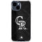 MLB Colorado Rockies Dark Wash iPhone 15 Clear Case