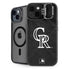 MLB Colorado Rockies Dark Wash iPhone 15 Kickstand Case