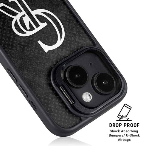 MLB Colorado Rockies Dark Wash iPhone 15 Kickstand Case