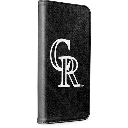 MLB Colorado Rockies Dark Wash iPhone 15 Pro Folio Case