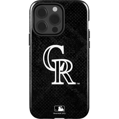 MLB Colorado Rockies Dark Wash iPhone 15 Pro Impact Case