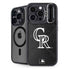 MLB Colorado Rockies Dark Wash iPhone 15 Pro Kickstand Case
