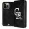 MLB Colorado Rockies Dark Wash iPhone 15 Pro Max Folio Case