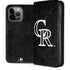 MLB Colorado Rockies Dark Wash iPhone 15 Pro Max Folio Case