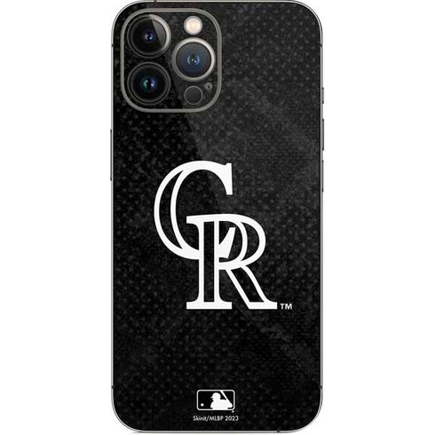 MLB Colorado Rockies Dark Wash iPhone 15 Pro Max Skin