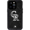 MLB Colorado Rockies Dark Wash iPhone 15 Pro Waterproof Case