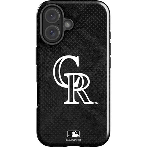 MLB Colorado Rockies Dark Wash iPhone 16 Impact Case