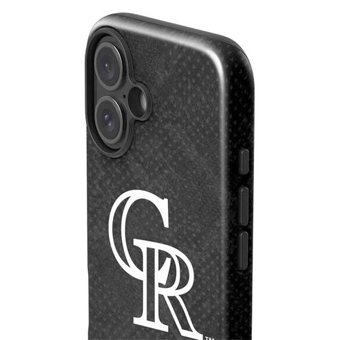 MLB Colorado Rockies Dark Wash iPhone 16 Impact Case