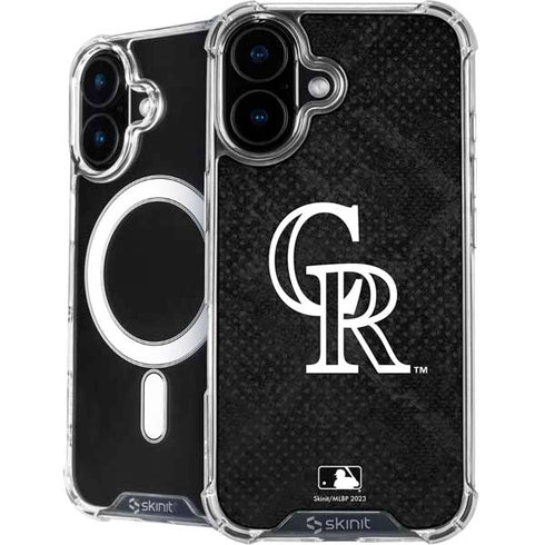 MLB Colorado Rockies Dark Wash iPhone 16 MagSafe Case