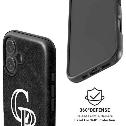 MLB Colorado Rockies Dark Wash iPhone 16 Plus Magsafe Impact Case