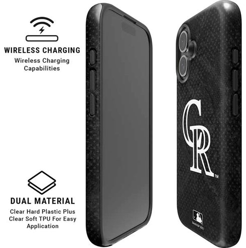 MLB Colorado Rockies Dark Wash iPhone 16 Plus Magsafe Impact Case