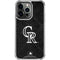 MLB Colorado Rockies Dark Wash iPhone 16 Pro Clear Case