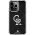 MLB Colorado Rockies Dark Wash iPhone 16 Pro Clear Case