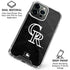 MLB Colorado Rockies Dark Wash iPhone 16 Pro Clear Case