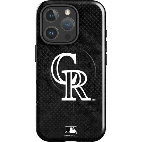 MLB Colorado Rockies Dark Wash iPhone 16 Pro Magsafe Impact Case