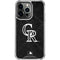 MLB Colorado Rockies Dark Wash iPhone 16 Pro Max Clear Case