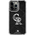 MLB Colorado Rockies Dark Wash iPhone 16 Pro Max Clear Case