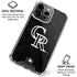 MLB Colorado Rockies Dark Wash iPhone 16 Pro Max Clear Case