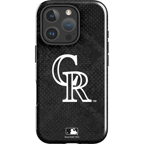 MLB Colorado Rockies Dark Wash iPhone 16 Pro Max Impact Case