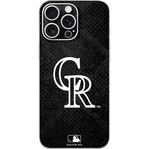 MLB Colorado Rockies Dark Wash iPhone 16 Pro Max Skin