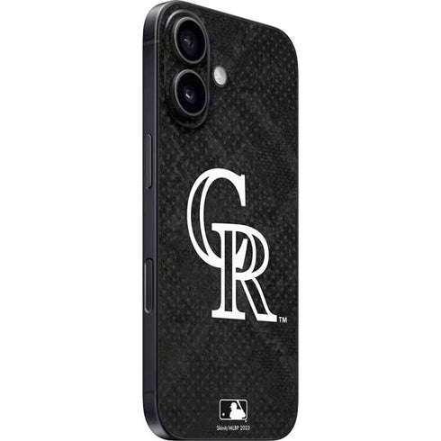 MLB Colorado Rockies Dark Wash iPhone 16 Skin
